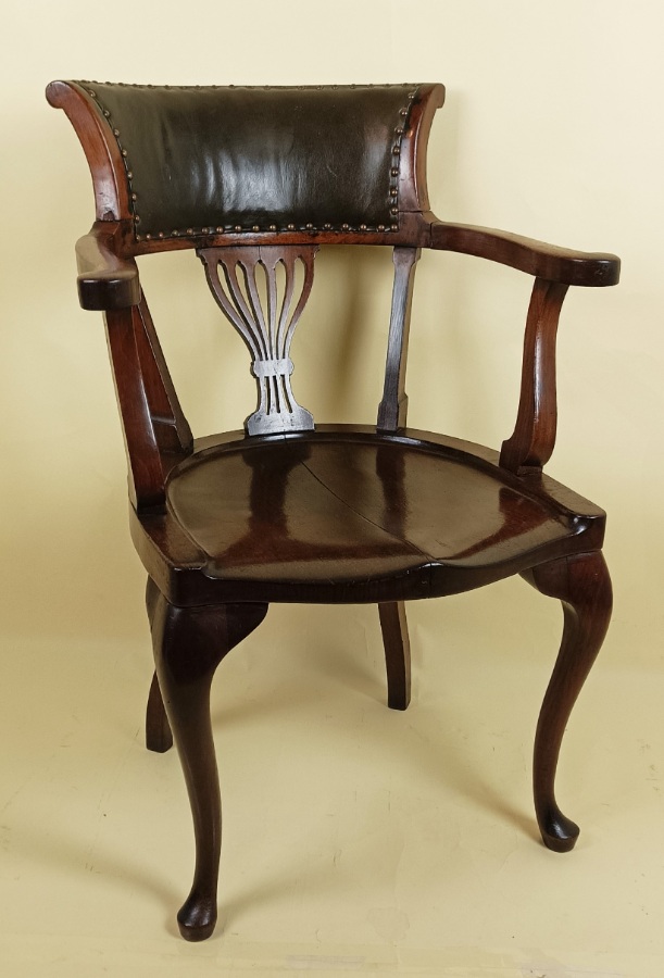 Antique Edwardian Desk Chair